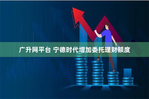 广升网平台 宁德时代增加委托理财额度